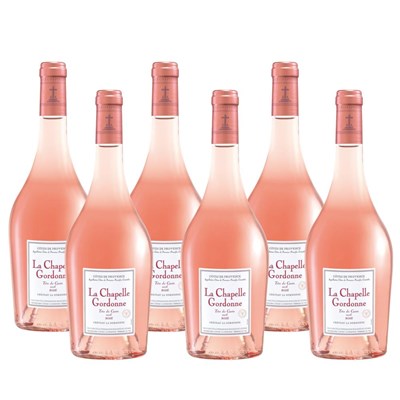Case of 6 La Chapelle Gordonne Rose - AOC Cotes de Provence Rose Wine